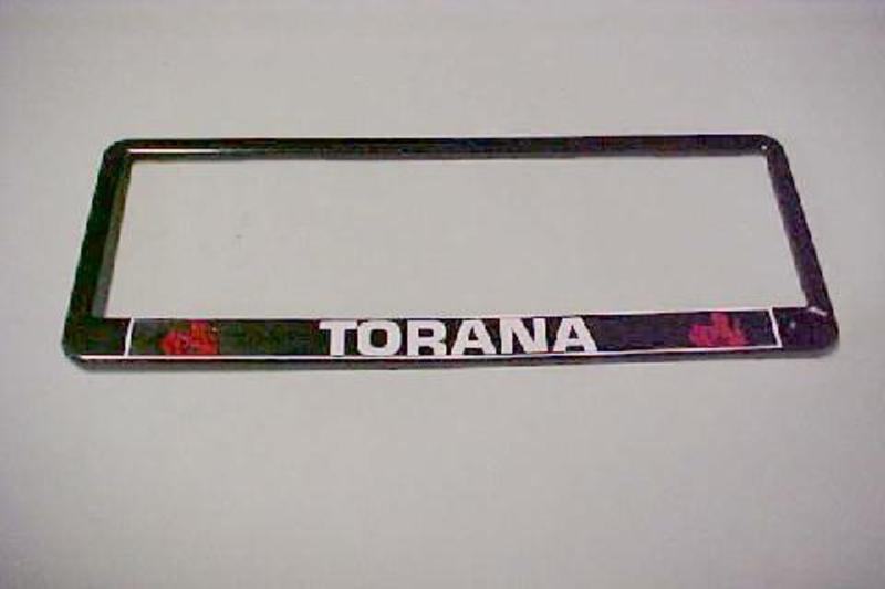 FRAME NUMBER PLATE TORANA