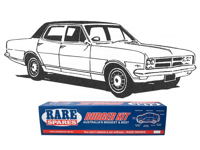 BODY RUBBER KIT HK SEDAN BROUGHAM / PREMIER BASIC