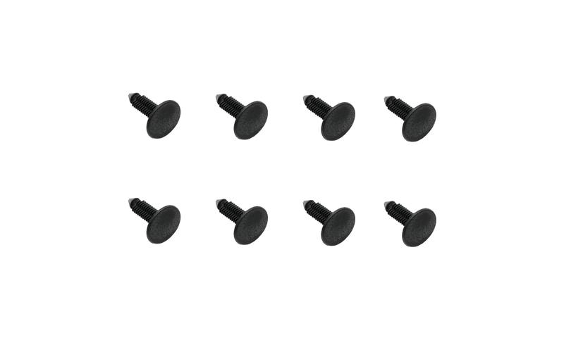 XMAS TREE CLIP 20mm DIA X 27mm O/A (BLACK) (8 PC