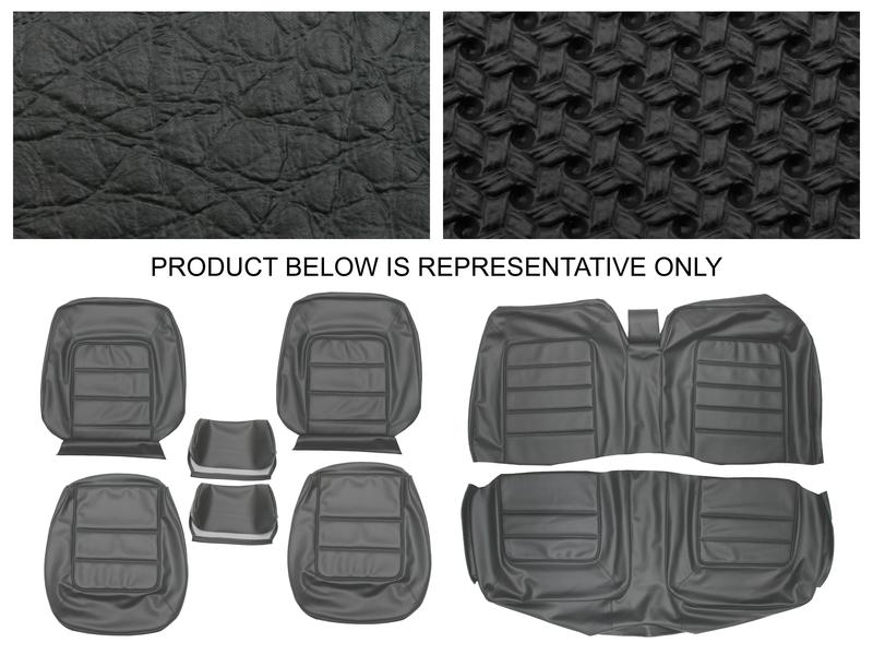 SEAT TRIM HT MON CPE BLK ROEBUCK BASKETWEAVE INS