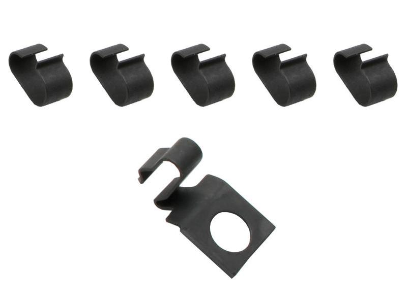 FUEL PIPE CLIP SET EH-HZ 6 CYL BLACK