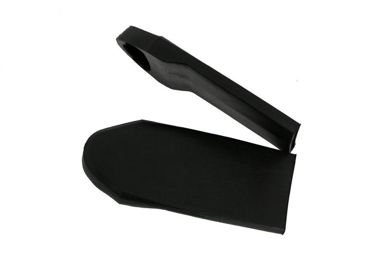 SEAT BELT TOP COVERS LARGE PAIR BLACK
