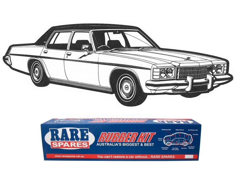 BODY RUBBER KIT HJ HX HZ STATESMAN MID BROWN