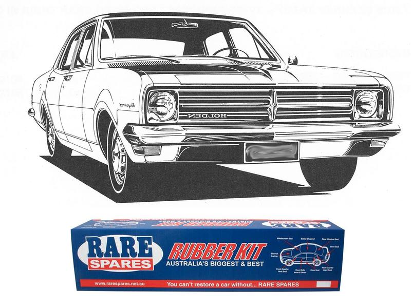 BODY RUBBER KIT HK BELMONT SEDAN MAROON P/WELD