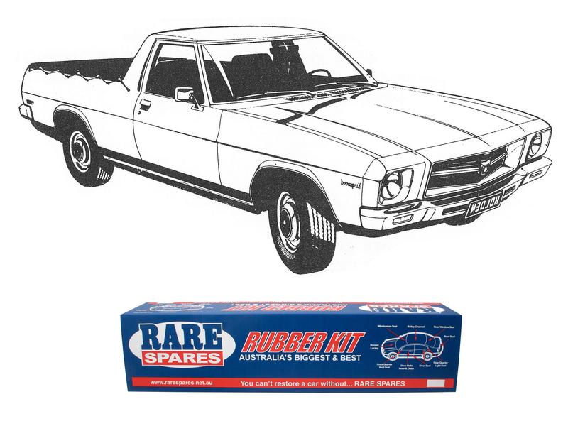 BODY RUBBER KIT HQ UTE BUCKSKIN