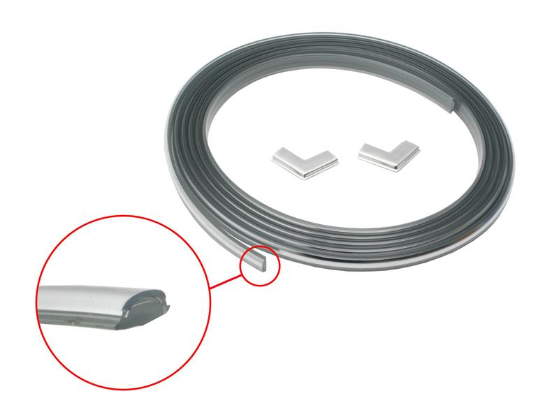 LOCKING STRIP REAR WINDSCREEN CHROME VB VK WAGON