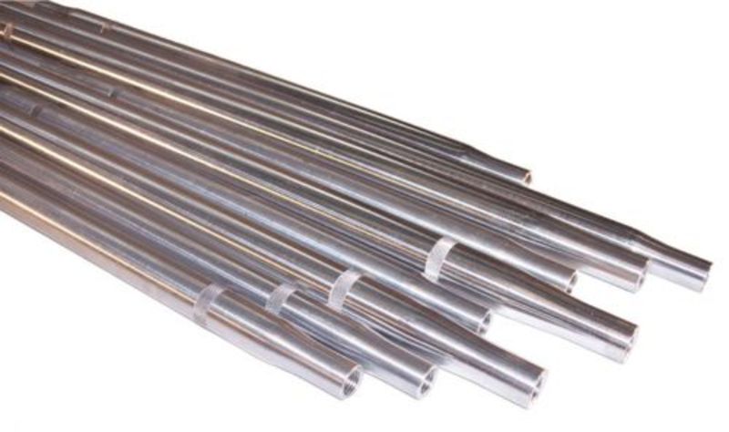 HRP 23 x 1.125" O.D POLISHED ALUMINIUM RADIUS ROD - SPRINTCAR WINGLESS 58 UNF
