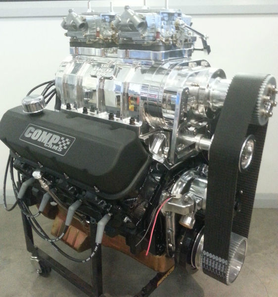 BLOWN CHEVY 502ci BIG BLOCK 6-71 SUPERCHARGER 722HP 737 Ft.lbs TURNKEY