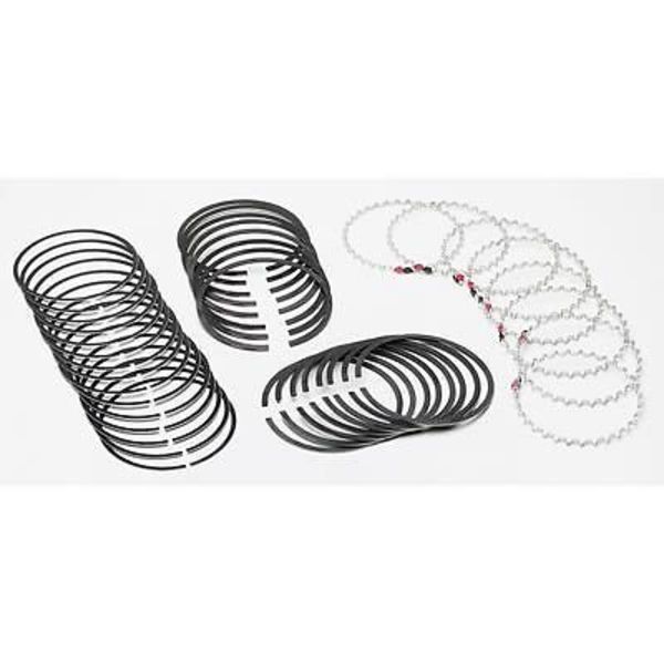 JE PISTONS FILE BACK PISTON RING SET JS100S8-4165-5 SUIT 4.165" BORE +.005" V8116", 116", 316" STANDARD TENSION