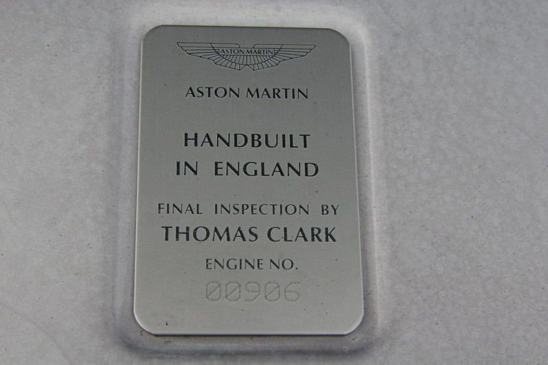 2003 ASTON MARTIN VANQUISH NA
