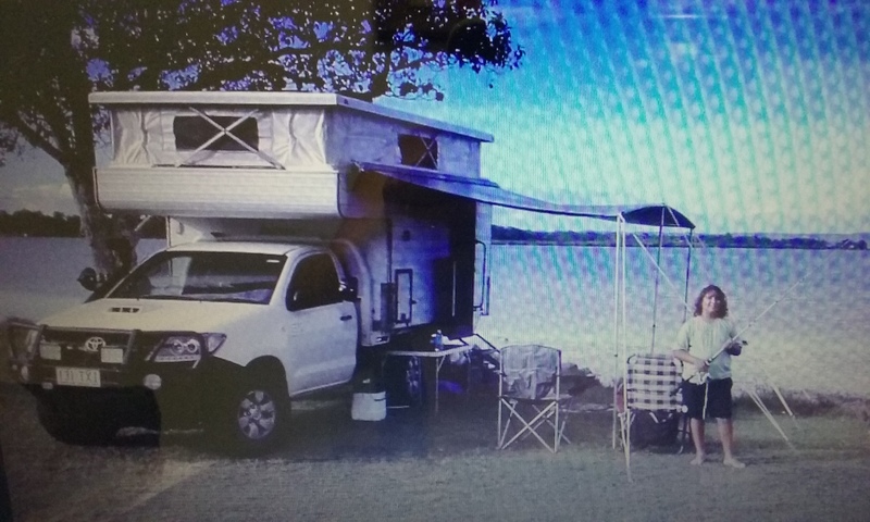 2000 JAYCO SLIDE ON CAMPER