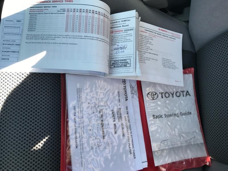 2011 TOYOTA HILUX SR (4x4) KUN26R MY11 UPGRADE