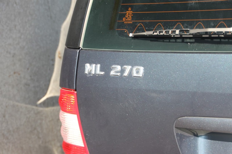 2003 MERCEDES-BENZ ML270 CDI LUXURY W163