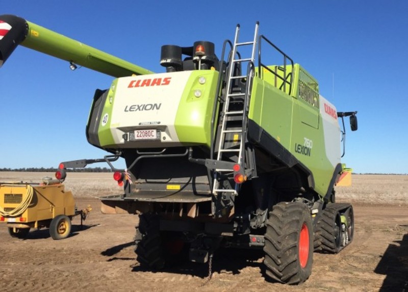 Claas Lexion 760TT harvester