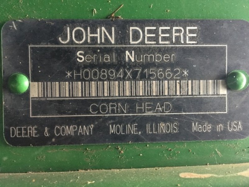 JOHN DEERE 894 Harvester