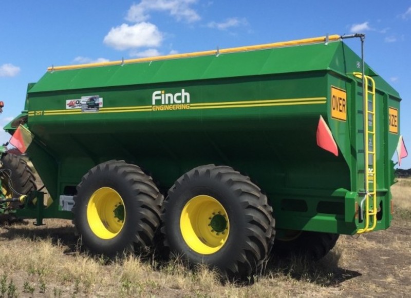 2015 Finch 25 Tonne chaser bin