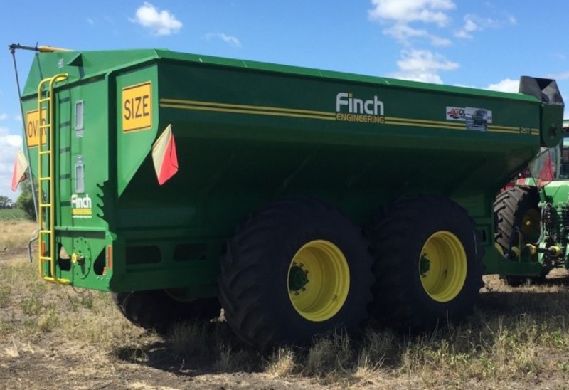 2015 Finch 25 Tonne chaser bin