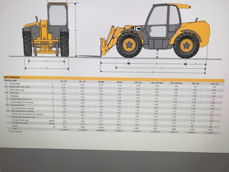 JCB Loadall 550-80 Agri Plus Telescopic Handler