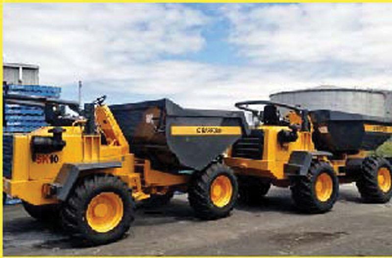 2008 BARFORD 10 TONNE DUMPER 1157
