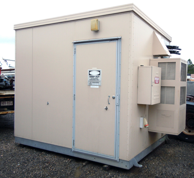 PORTABLE ELECTRICAL SITE SHED 670-25