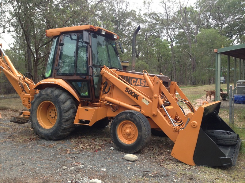 1987 CASE 580K BACKHOE