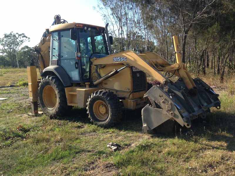 2007 John Deere 315SG extenda hoe Backhoe
