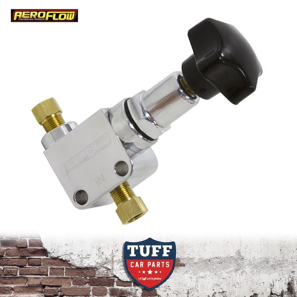 Aeroflow Polished Adjustable Bias Brake Proportioning Valve AF64-3042
