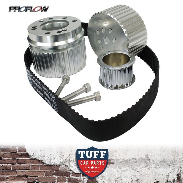 Ford Mustang V8 Windsor 289 302 351 Proflow Polished Gilmer Belt Drive Kit New