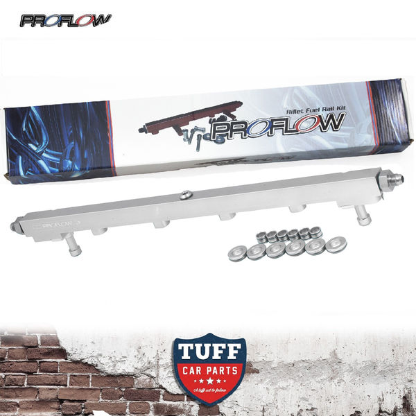 PROFLOW FUEL RAIL KIT for NISSAN SKYLINE RB25 R33 CHROME 11MM 14MM RB25DET