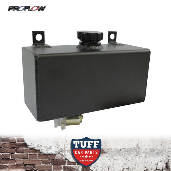 PROFLOW PFE BLACK WINDOW WIPER SPRAY TANK RESERVOIR WITH 12V MOTOR HORIZONTAL