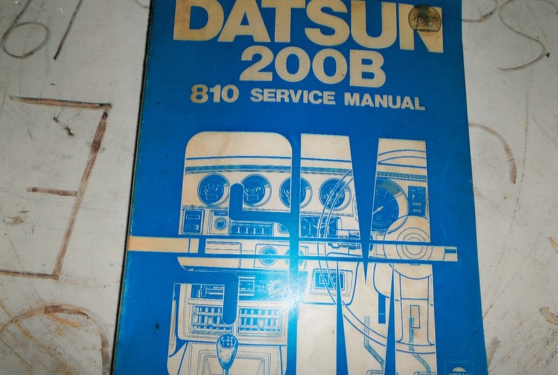 DATSUN 200B 810 SERVICE MANUAL