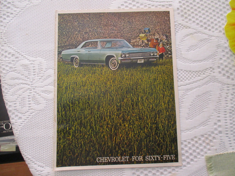 CHEVROLET 1965 ALL LINE 20 PAGE BROCHURE