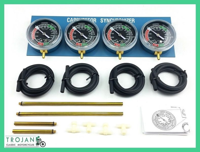 CARBURETTOR SYNCHRONISER, 4 GAUGE