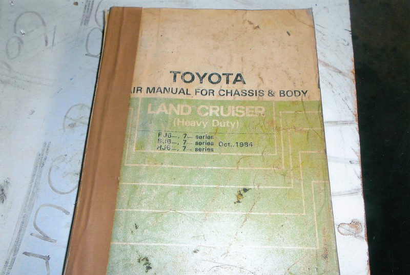 TOYOTA LANDCRUISER WORKSHOP MANUAL