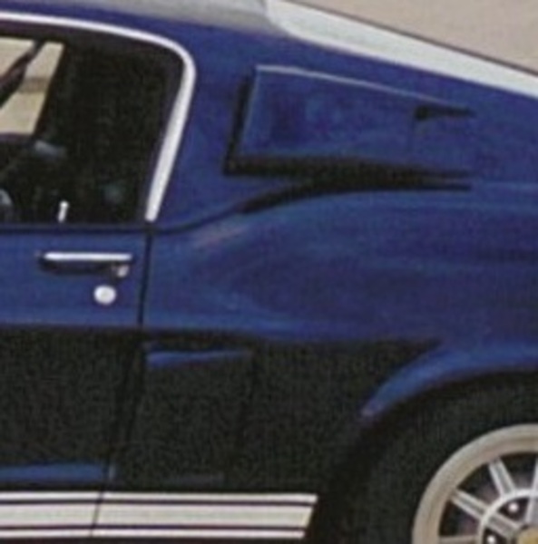 Mustang 1967-68 shelby side upper and lower side scoops