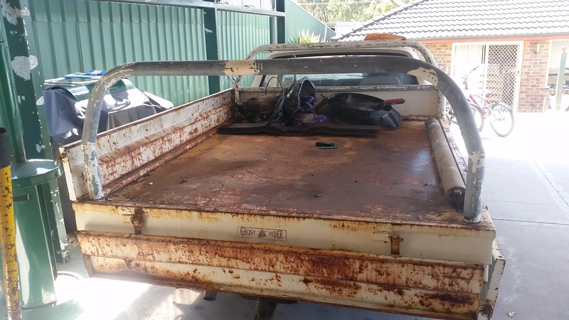 STEEL TRAY OFF HOLDEN ONE TONNER