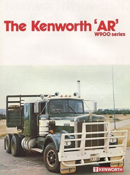 KENWORTH W900/SAR WORKSHOP MANUAL