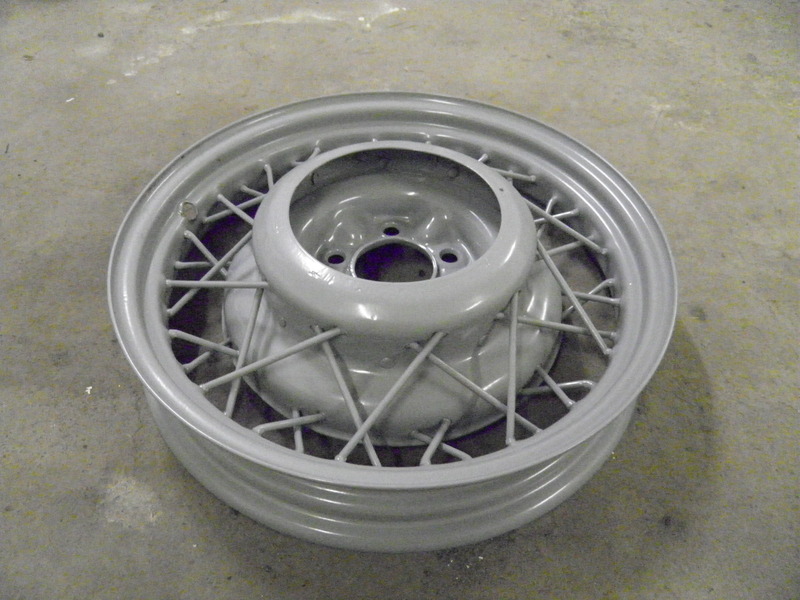 CHEVROLET STANDARD POWDER COATED WIRE WHEELS
