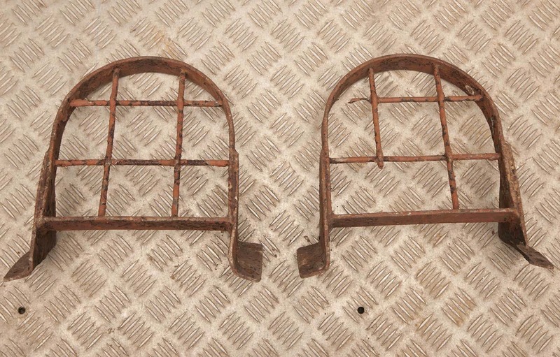 White Scout Car Headlight Guards