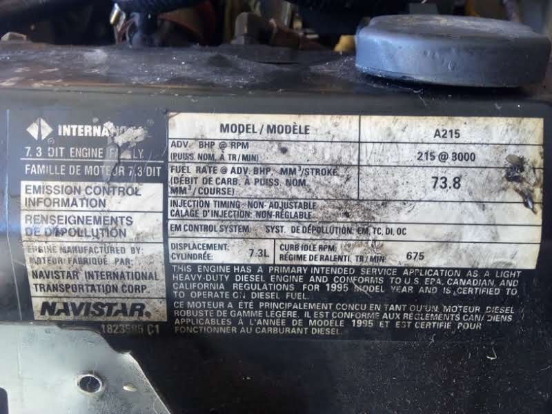POWERSTROKE ENGINE 7.3 LITRE