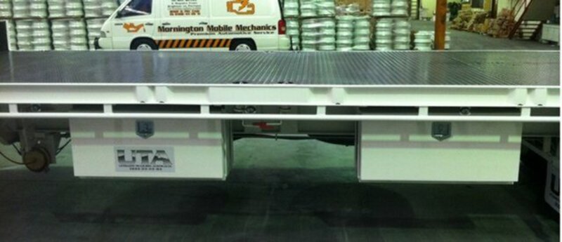 2014 Ultimate Trailers Extendable Drop Deck Trailer &Ramps