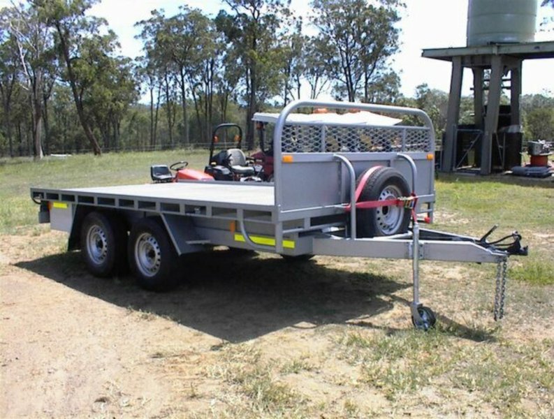 2013 Homemade Tandem flat top trailer