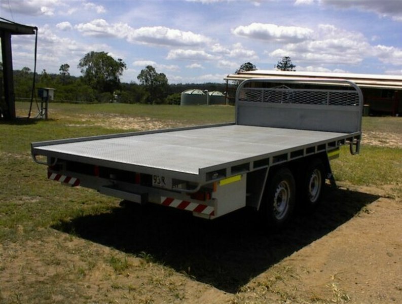 2013 Homemade Tandem flat top trailer