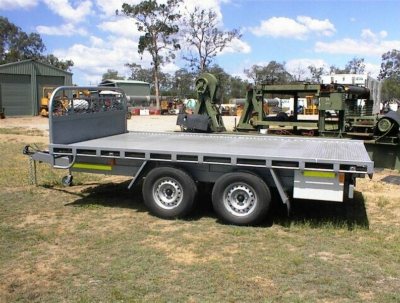 2013 Homemade Tandem flat top trailer