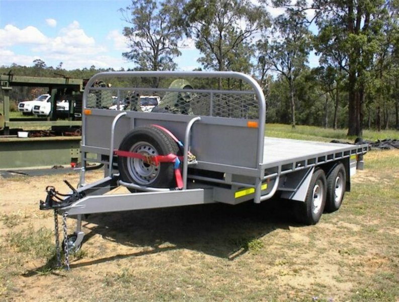 2013 Homemade Tandem flat top trailer