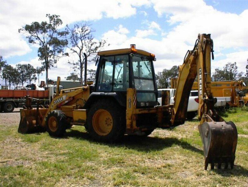 JOHN DEERE 315SE turbo 4x4 backhoe