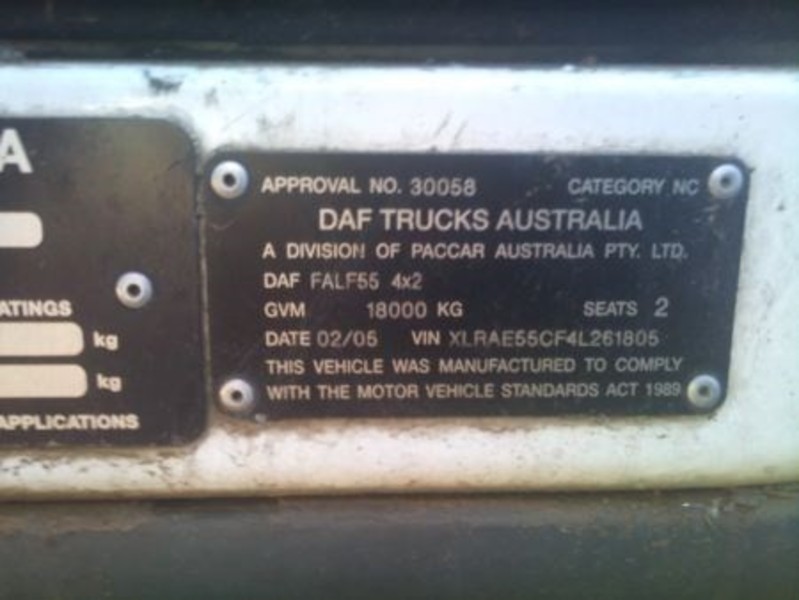 2005 DAF LF 55 LF 55 Truck