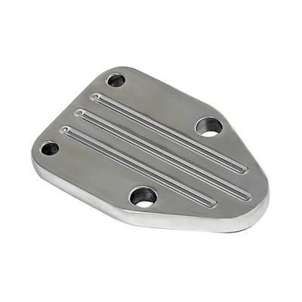 CHEV SMALL BLOCK BLOCK OFF PLATES ALUMINIUM POLISHED