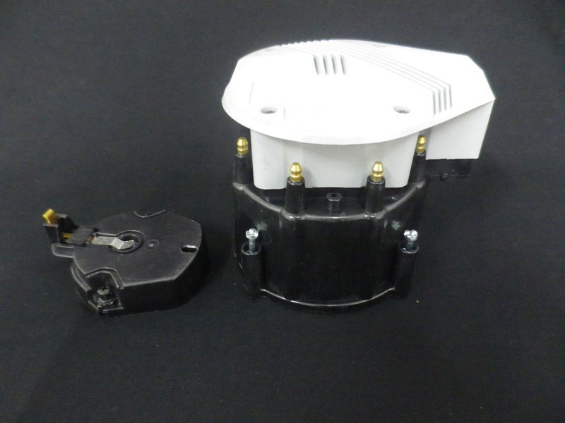 CHEVROLET FORD HOLDEN BLACK HEI DISTRIBUTOR CAP INC COIL AND ROTOR BUTTON