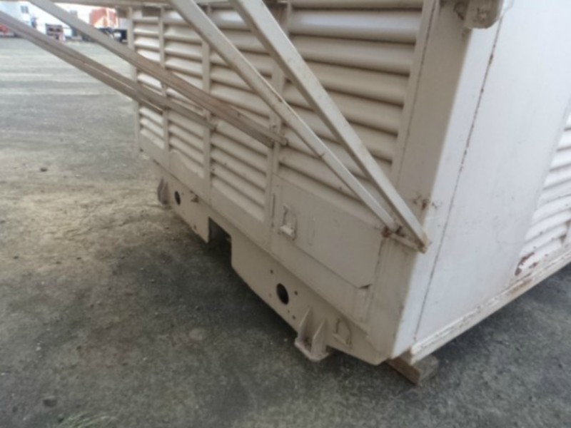 2 STEEL MALY RAILWAY WAGONS